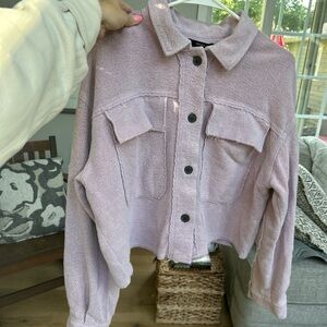 Forever 21 Light Purple Utility Jacket